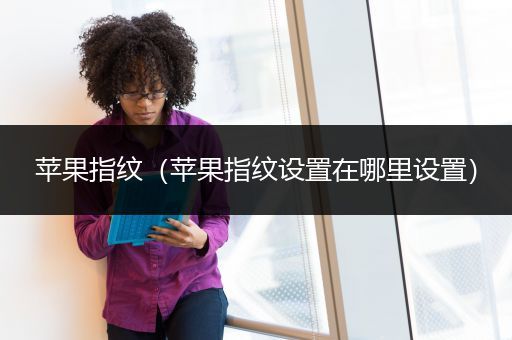 苹果指纹（苹果指纹设置在哪里设置）